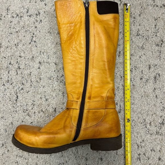 JAFA size 37 EUC near new ultra bright yellow!tan boots- beautiful brand MINT - Picture 9 of 12